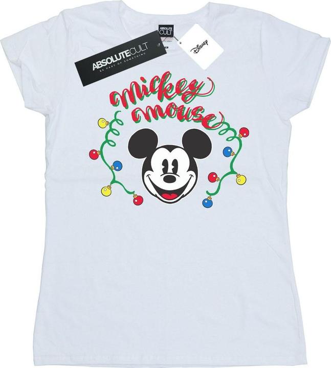 Produktbild Disney Mickey Mouse Christmas Light Bulbs TShirt (XXL)