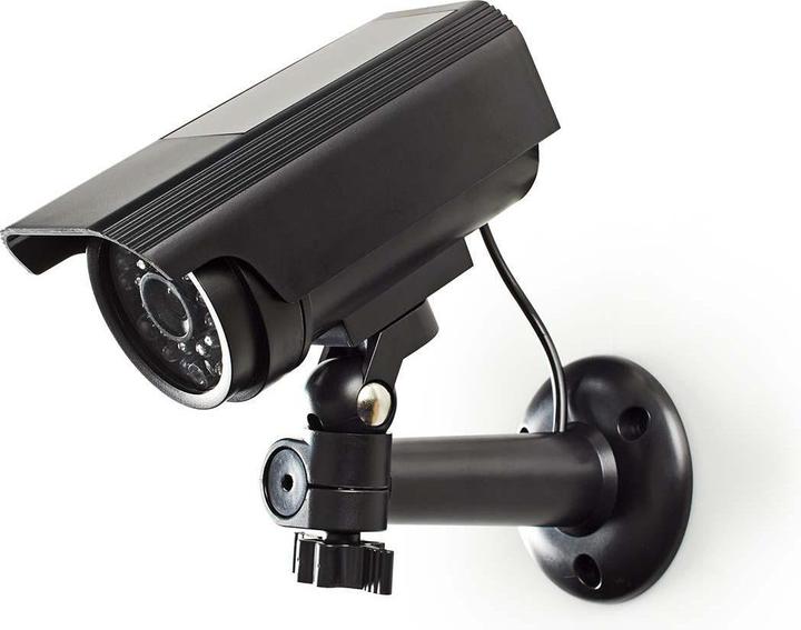 Image du produit Nedis Caméra de surveillance factice | Sphère | IP44 | Alimentation par batterie / alimentation solaire |