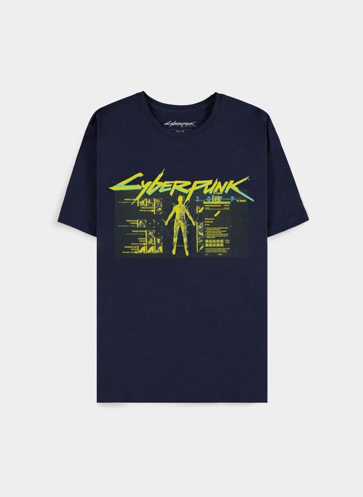 Actual product image Difuzed Cyberpunk 2077 - Vitruvian Man Men's Short Sleeved T-shirt - M (M)