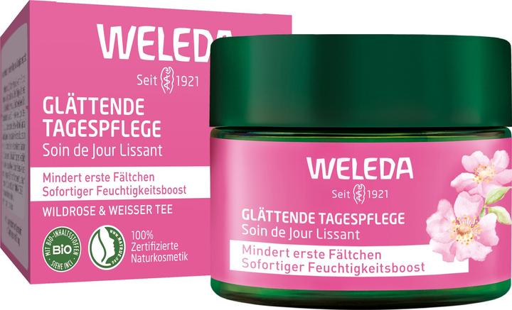 Produktbild Weleda Glättende Tagespflege (40 ml, Tagescreme, Bis SPF 10)