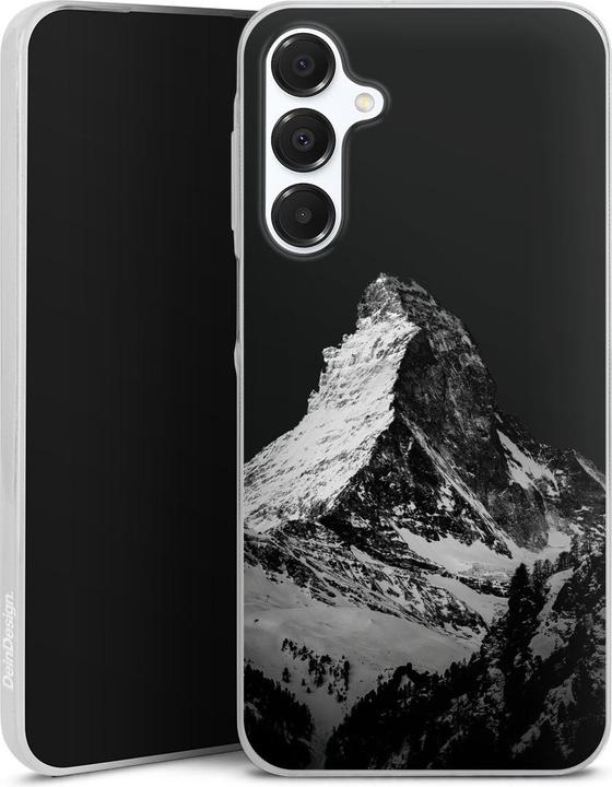 Actual product image DeinDesign Slim Case für Samsung Galaxy A16 4G Silikon Hülle Ultra Dünn Handyhülle Alpspitze Berg Schnee