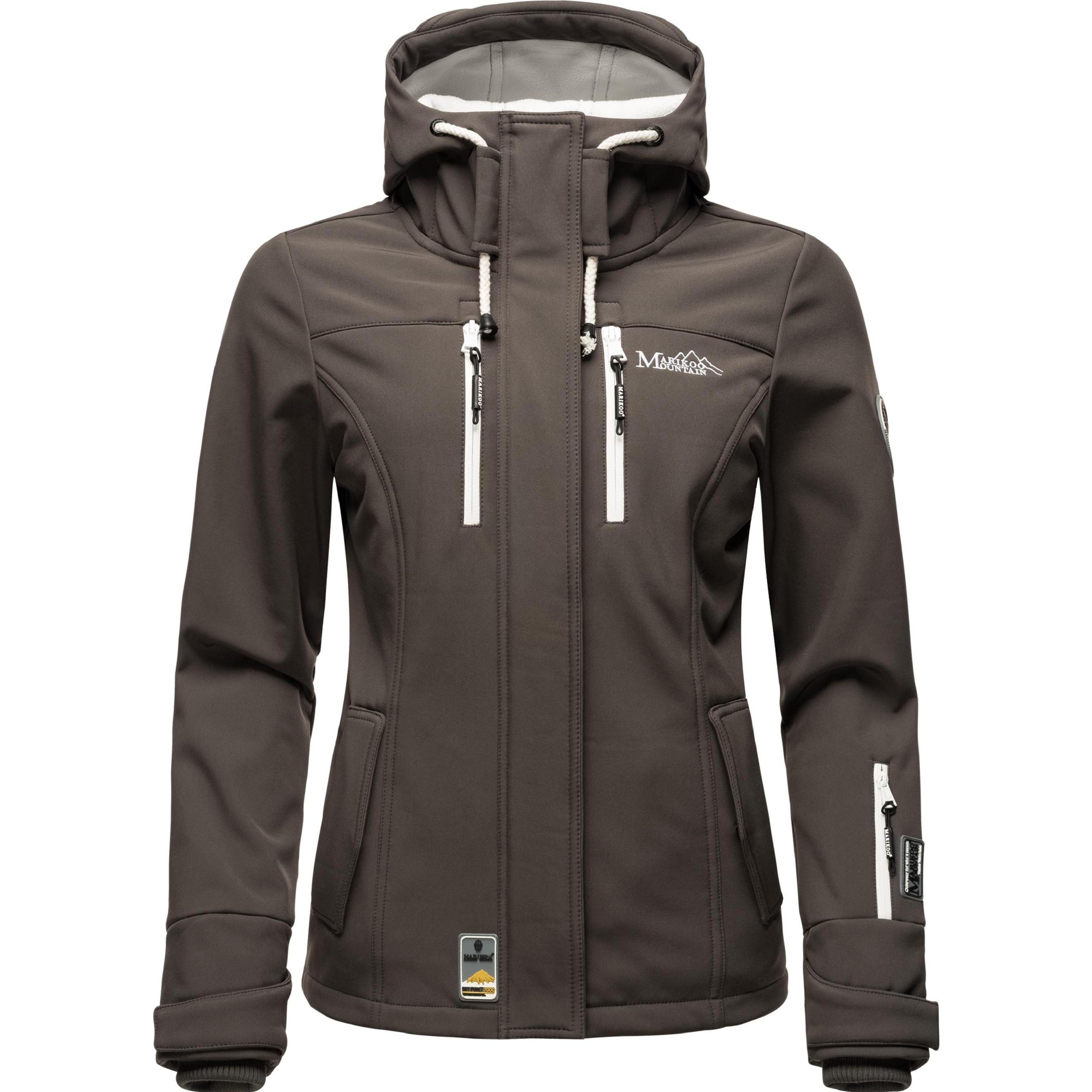 Marikoo, Damen, Jacke, Kleinezicke (XXL), Grau, XXL