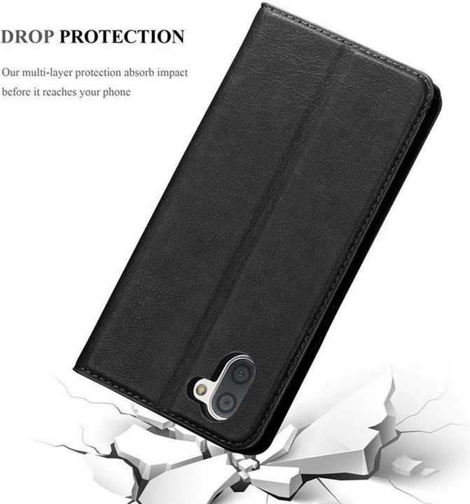 Actual product image Cadorabo Book Invisible Magnet Cover (Sharp Aquos R3)