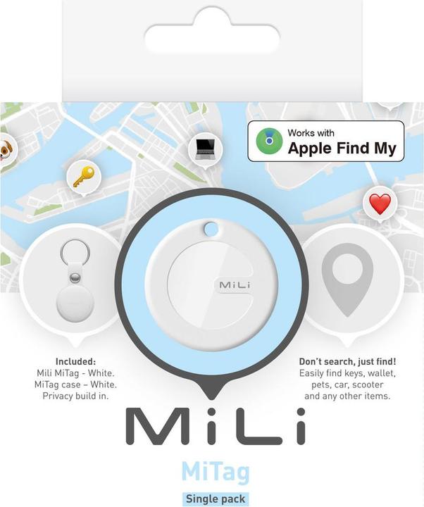 Image du produit Mili Mitag avec porte-clés blanc (iOS, WatchOS, iPadOS, Mac OS)