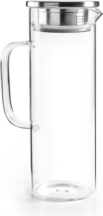 Immagine prodotto Ibili Caraffa in vetro da 1,1 litri Resistente al calore, ideale per bevande calde e fredde (1.10 l)