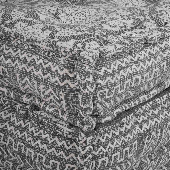 Produktbild vidaXL Baumwoll Pouffe