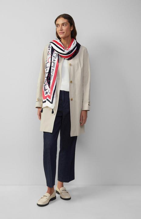 Actual product image S.Oliver Tuch Tuch mit Quasten und Herz-Print