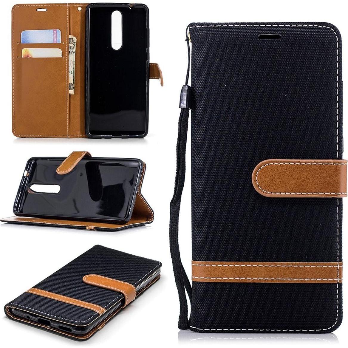 König Design Hülle Handy Schutz für Nokia 5.1 Case Cover Tasche Wallet Etui Handyhülle Bumper (Nokia 5.1), Smartphone Hü...