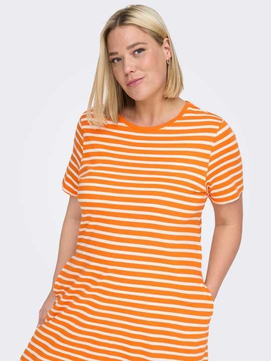 Produktbild Only Curvy Print Kleid mit kurzen Ärmeln (50, 52, L)
