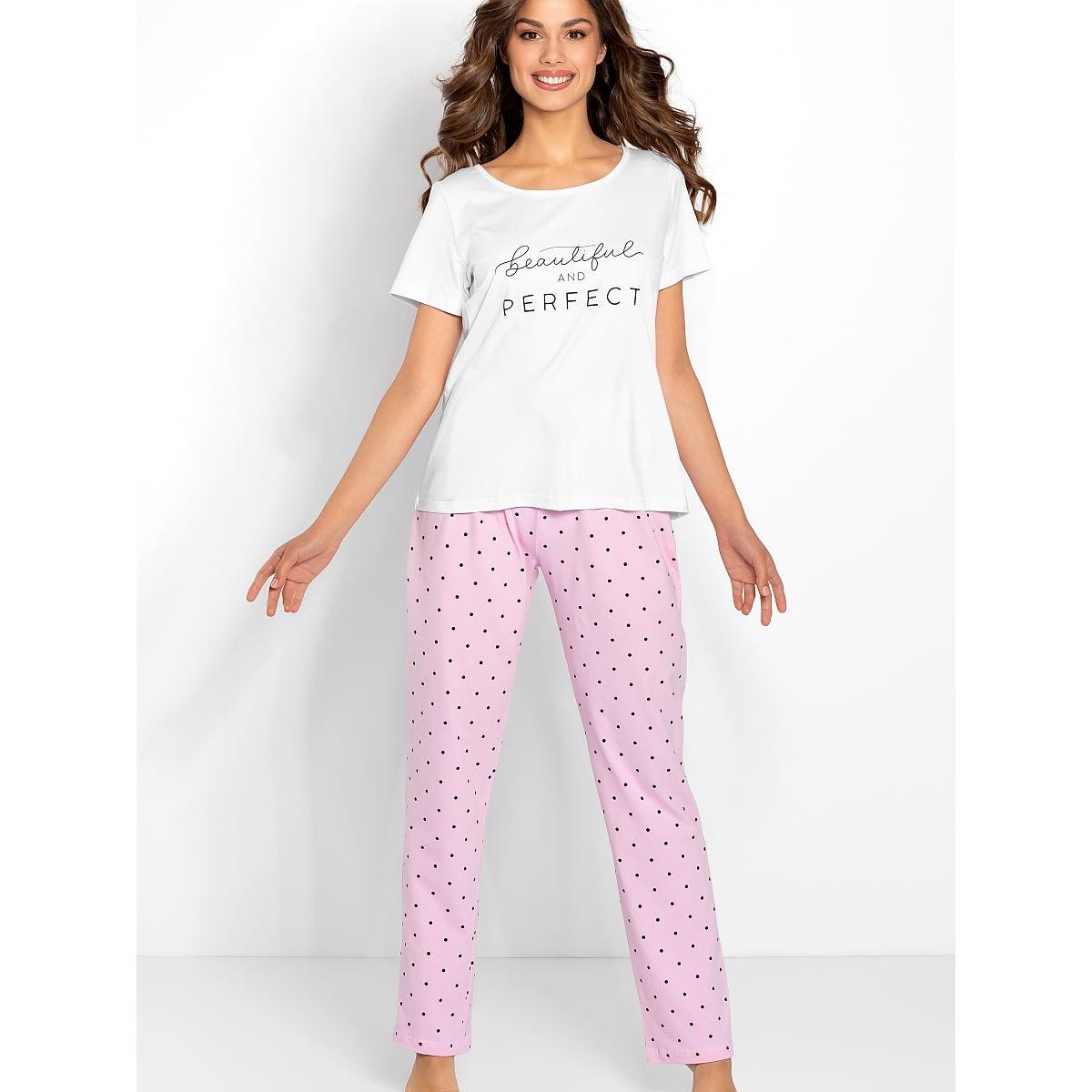 Momenti Per Me, Damen, Pyjama, Pyjama, Weiss, (M)