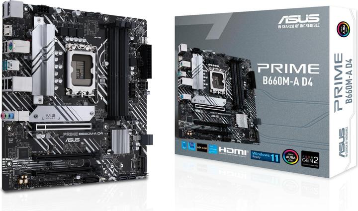 Image du produit ASUS PRIME B660M-A DDR4 (LGA 1700, Intel B660, mATX)