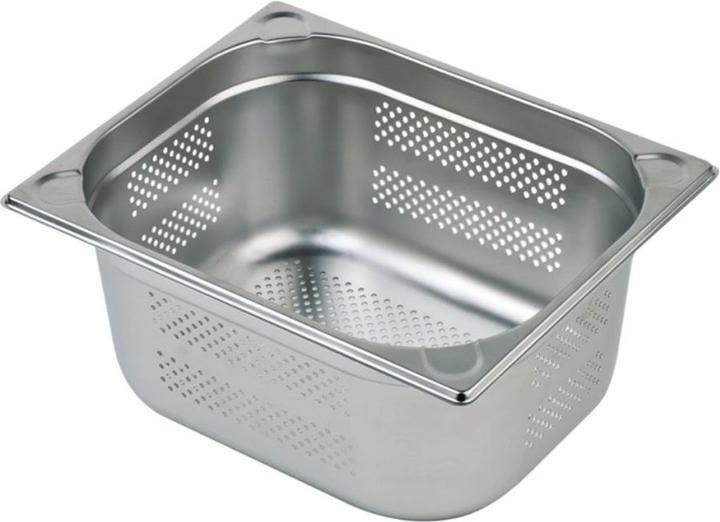 APS GN-Behälter Edelstahl perforiert (GN 1/2, 9.50 l)