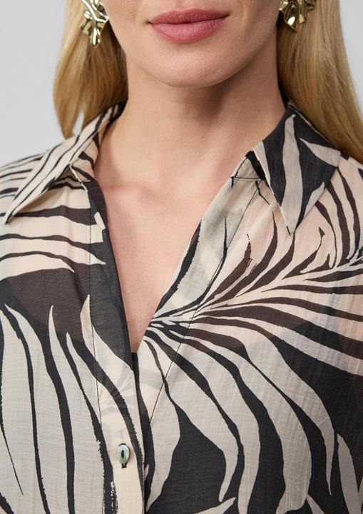 Immagine prodotto s.Oliver Bluse Semitransparente Longbluse mit All-over-Print (32)