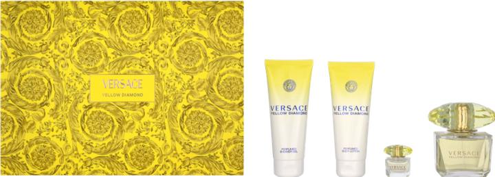Produktbild Versace Yellow Diamond Spring 2024 Eau de Toilette 90 / Body Lotion Body Smoother / Mini (Parfum set)