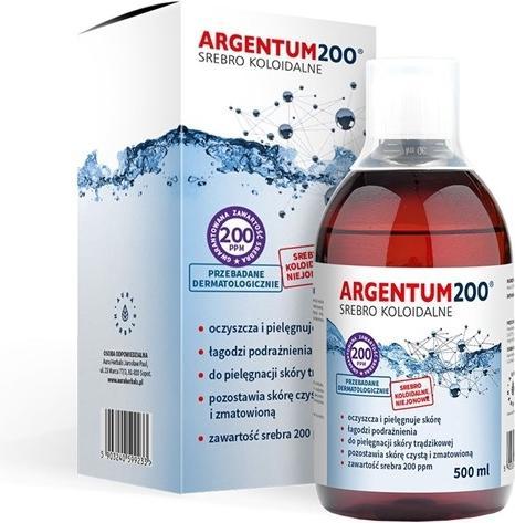 Actual product image Aura Herbals Facial Toner Argentum 200 200PPM Colloidal Silver 500ml (Face toner, 500 ml)