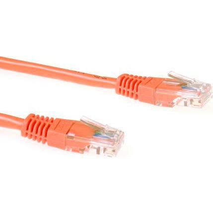 ACT Orange 2 meter U/UTP CAT6 patch cable with RJ45 connectors CAT6 U/UTP ORANGE 2.00M (U/UTP, CAT6, 2 m), Netzwerkkabel