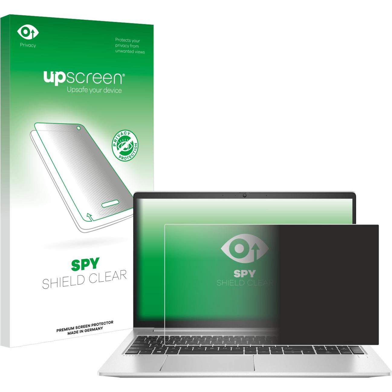 upscreen Spy Shield Blickschutzfolie (15.60", 16 : 9), Notebook Schutzfolie