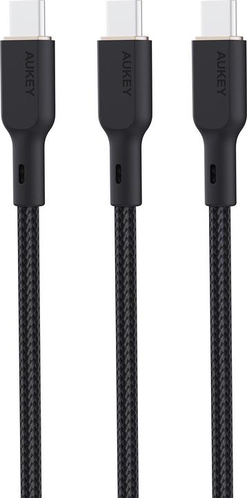 Aukey USB C – USB C 3er Pack (1 m, USB 2.0, 100 W)
