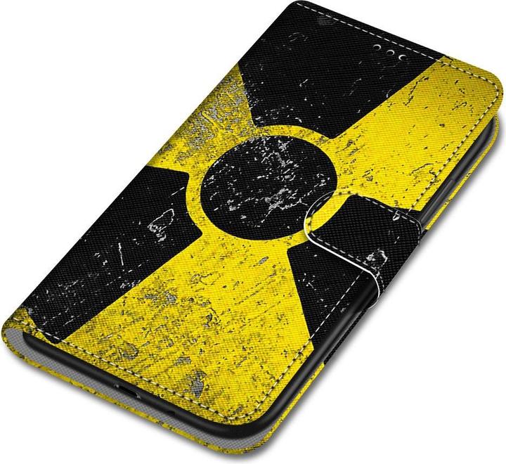 Produktbild Ueli Express iPhone 13 Mini Buch Etui Tasche mit Kartenfach Radioaktivität (Apple iPhone 13 mini)