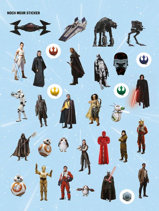 Produktbild Panini Star Wars: 1001 Sticker - Stickern - Rätseln - Ausmalen