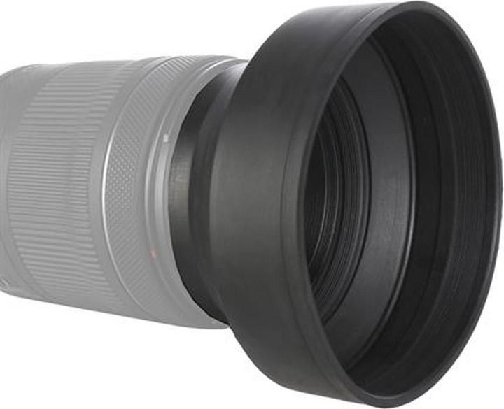 Actual product image Matin Rubber lens hood with metal ring 62 mm M-6220