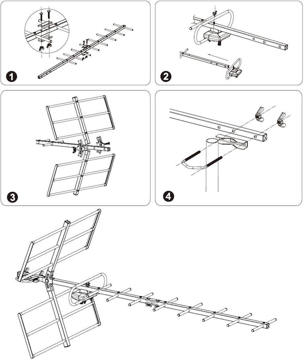 Produktbild TechniSat HDT-TechniYagi und LTE (Yagi-Antenne, 41.50 dB, LTE)