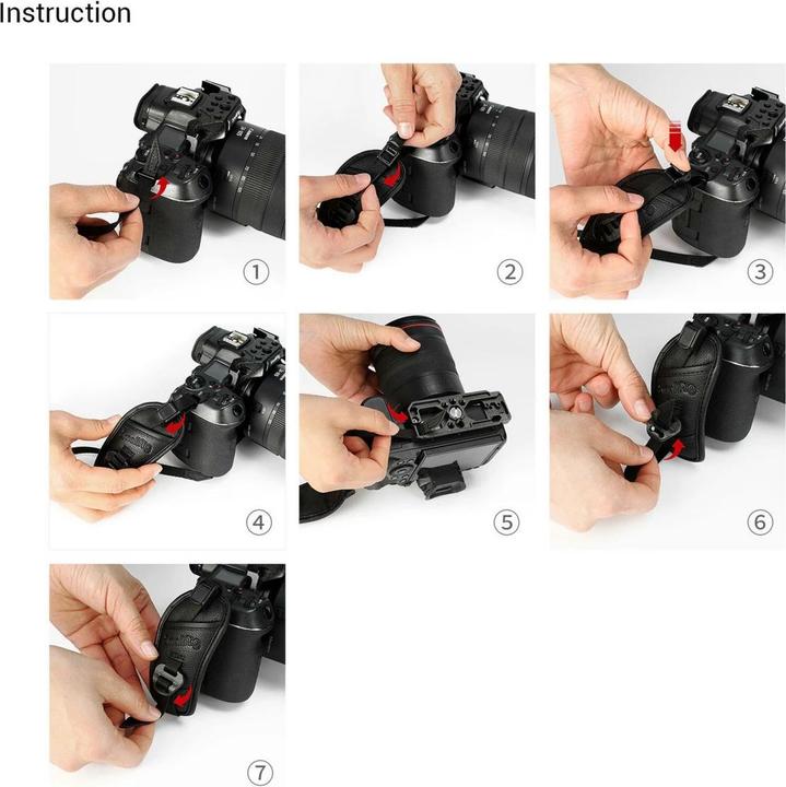 Actual product image SmallRig Black Mamba (Wrist strap)