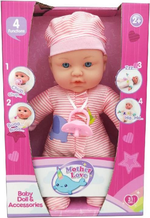 Actual product image Mother love Soft Body Doll with 4 functions