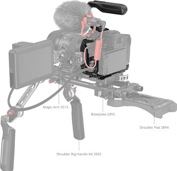 Image du produit SmallRig ÒKit de cage Black MambaÓ pour Panasonic LUMIX GH6 3441 (Cage)