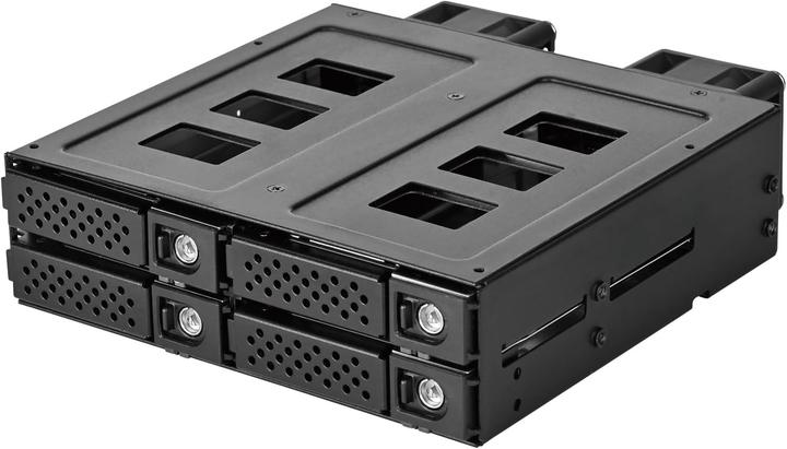 Actual product image Silverstone SST-FS204B-US - Aluminium Trayless Hot Swap Mobile Rack Backplane / Internal Hard Drive