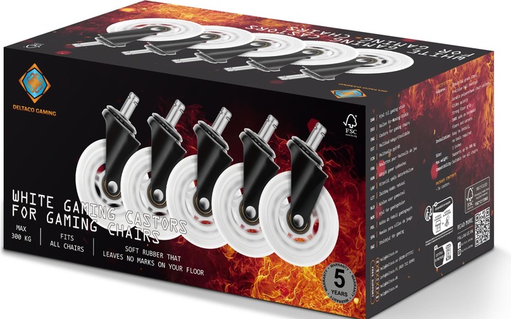 Actual product image Deltaco Gaming Casters