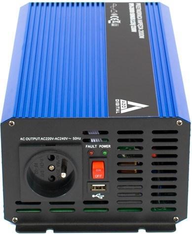 Actual product image Digital AZO 12 VDC / 230 VAC voltage converter SINUS IPS-2000S 2000W