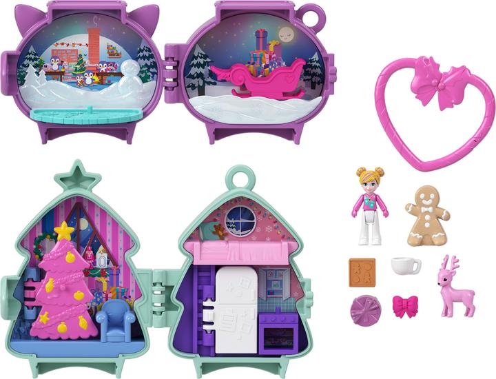 Actual product image Polly Pocket Winter Holiday Schatulle