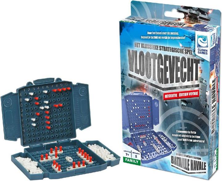 Actual product image Clown games Sea Battle Travel (French, English)