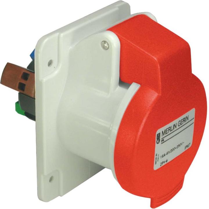 Produktbild Schneider Electric SE PKY16G435 CEE-Anbausteckdose IP44 16A 400V 3p+N