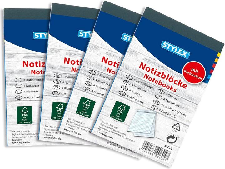 Stylex Bloc-notes A7 (A7, Quadrillé)