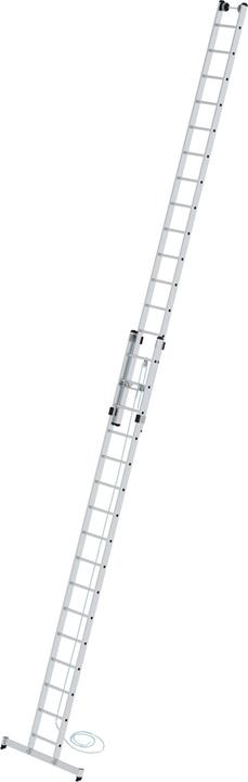 Produktbild Munk Sprossen-Seilzugleiter 2-teilig mit nivello-Traverse 2x16 Sprossen (Anlegeleiter, 834 cm)