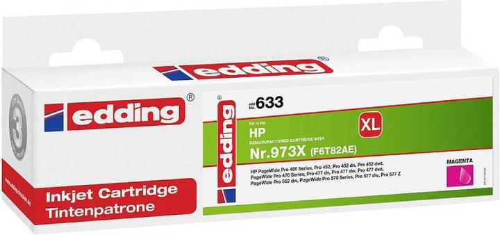 Actual product image Edding Print cartridge EDD-633 replaces 973X (F6T82AE) - - 110 ml (M)