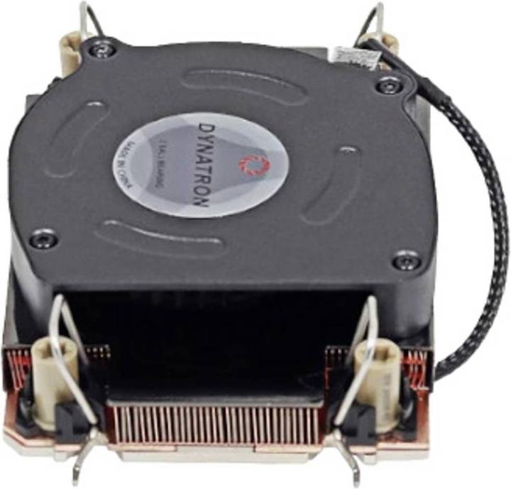 Productafbeelding Dynatron N12 Intel CPU Koeler 1U LGA4189-4-5 P4-P5 od P+ Koeler Koper met Dampkamer actief met PW (80.60 mm)