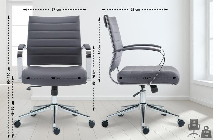 Actual product image CLP Oakland office chair, height-adjustable and swivelling