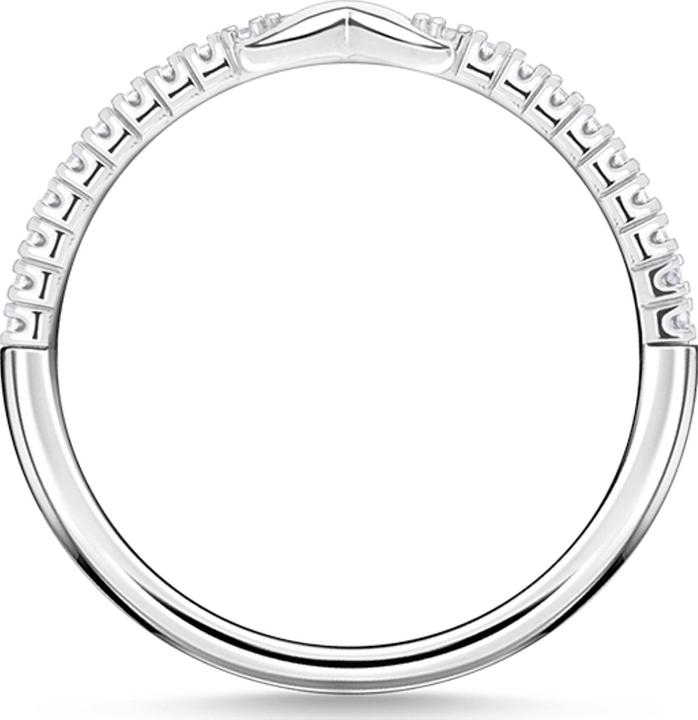 Image du produit Thomas Sabo Bague Infinity avec pierres blanches en argent (52, Argent 925)