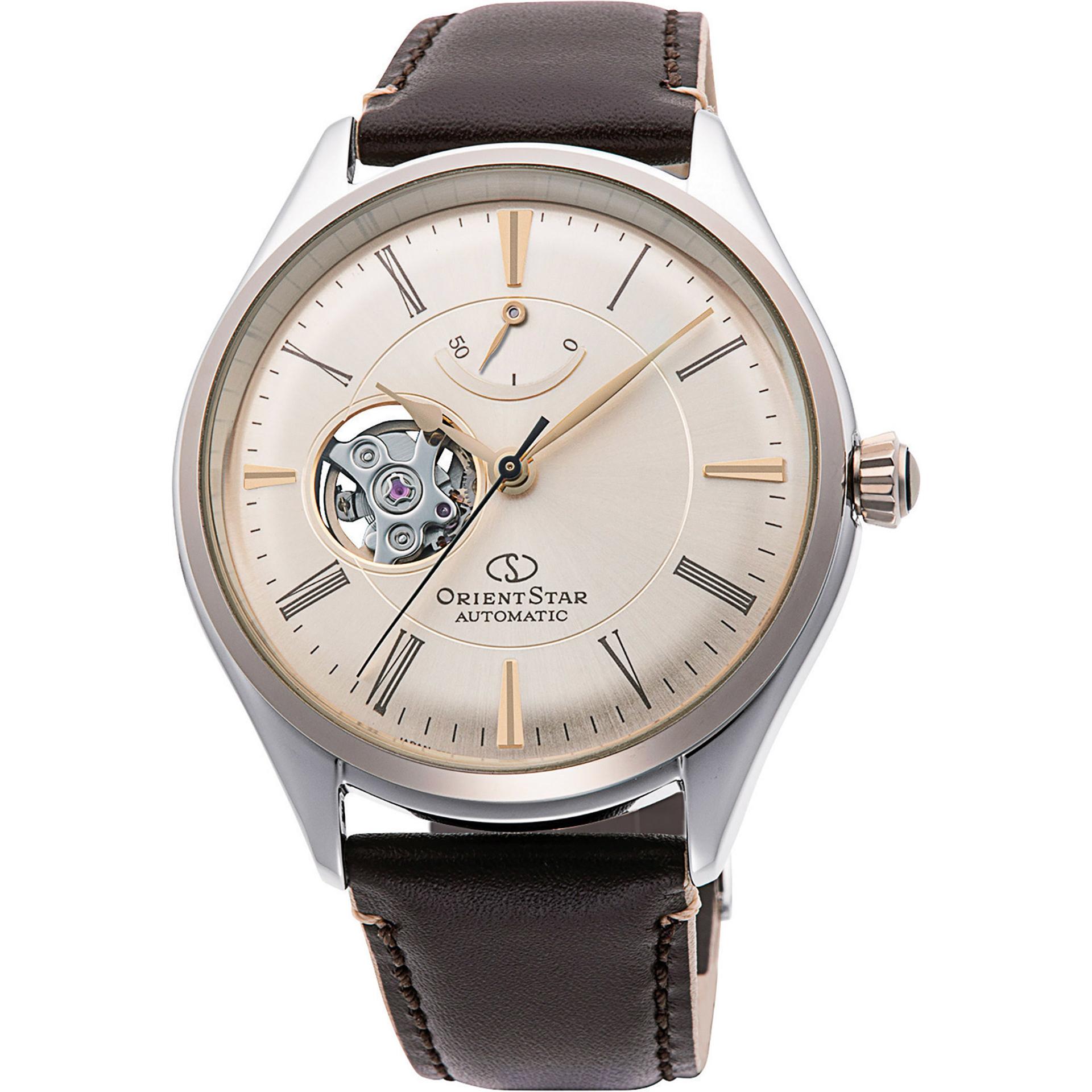 Thumbnail - Orient Star, Armbanduhr, Classic Semi Skeleton Netto - RE-AT0201G00B, Braun, (Analoguhr, 40 mm)