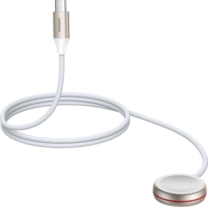 Actual product image Joyroom cable with inductive charger for Apple Watch 1.2m white (S-IW011)