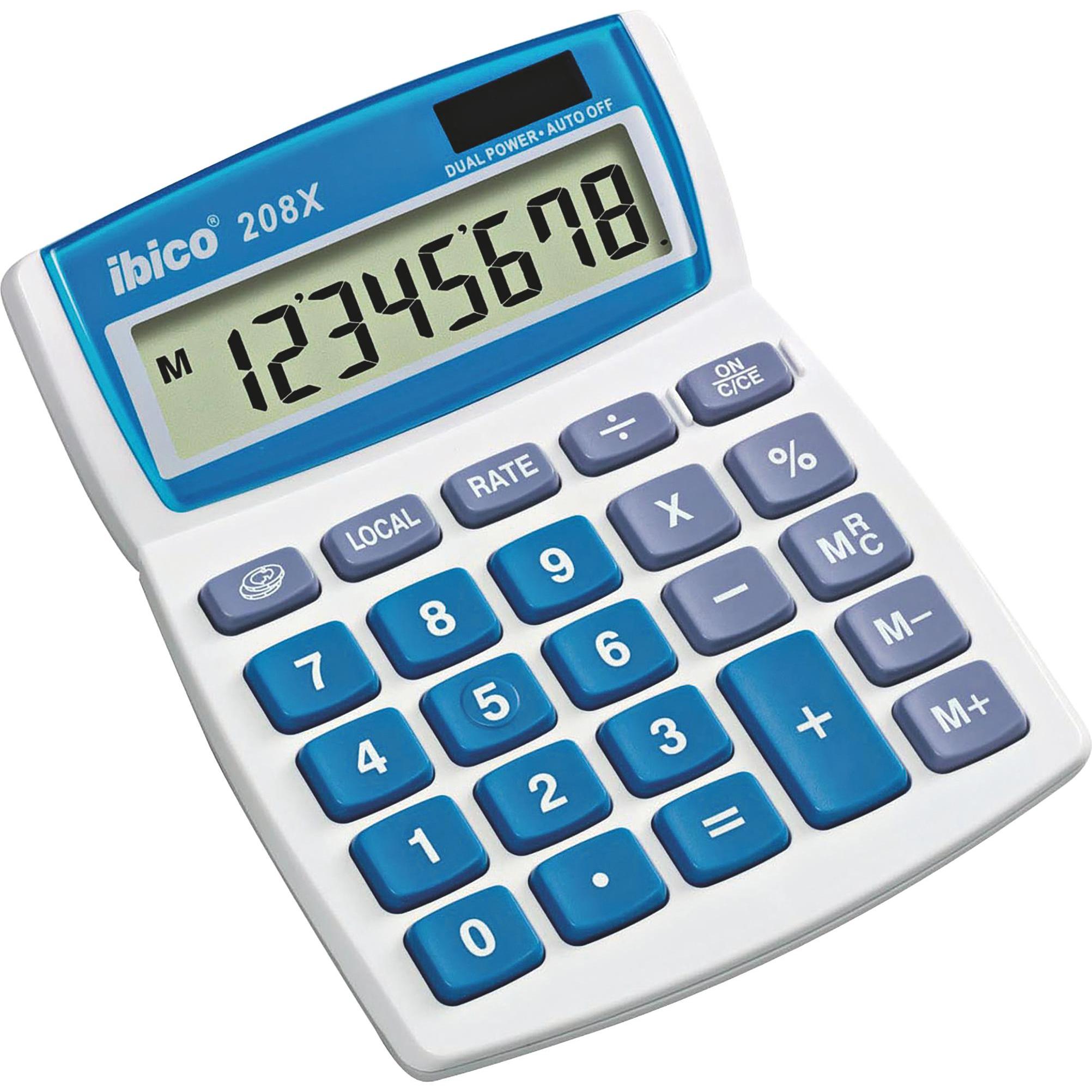 Ibico, Taschenrechner, 208x (Solarzellen)