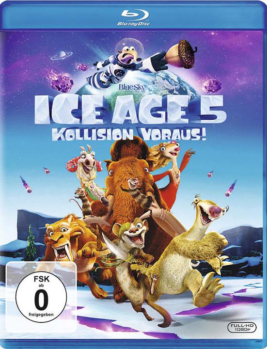 Ice Age 5: Kollision voraus! (Blu-ray, 2016, Deutsch, Englisch)