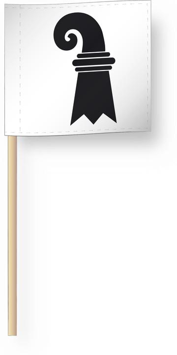 Actual product image Alpenfahnen Basel Stadt (50 x 50 cm)