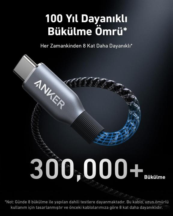 Actual product image Anker USB C – USB C (0.90 m, USB 2.0, 240 W)