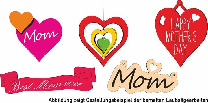 Produktbild Laubsägevorlage Muttertag