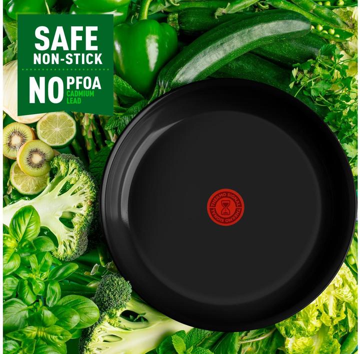 Image du produit Tefal Poêle à frire Renew Black On 28cm (28 cm, Poêle à frire, Aluminium, Céramique)