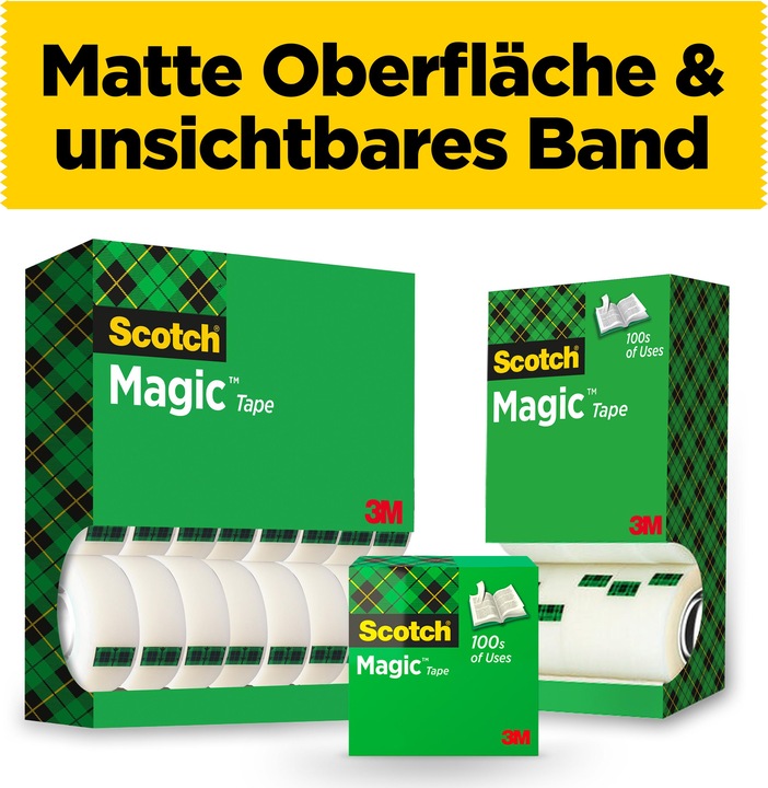 Immagine prodotto Scotch Nastro adesivo magico confezione valore (19 mm)